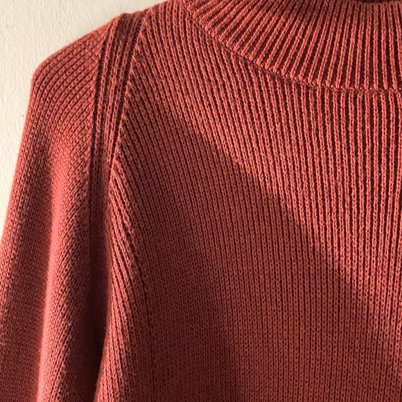 Topshop burgundy sweater with details on sleeves - Picture 4 of 4
